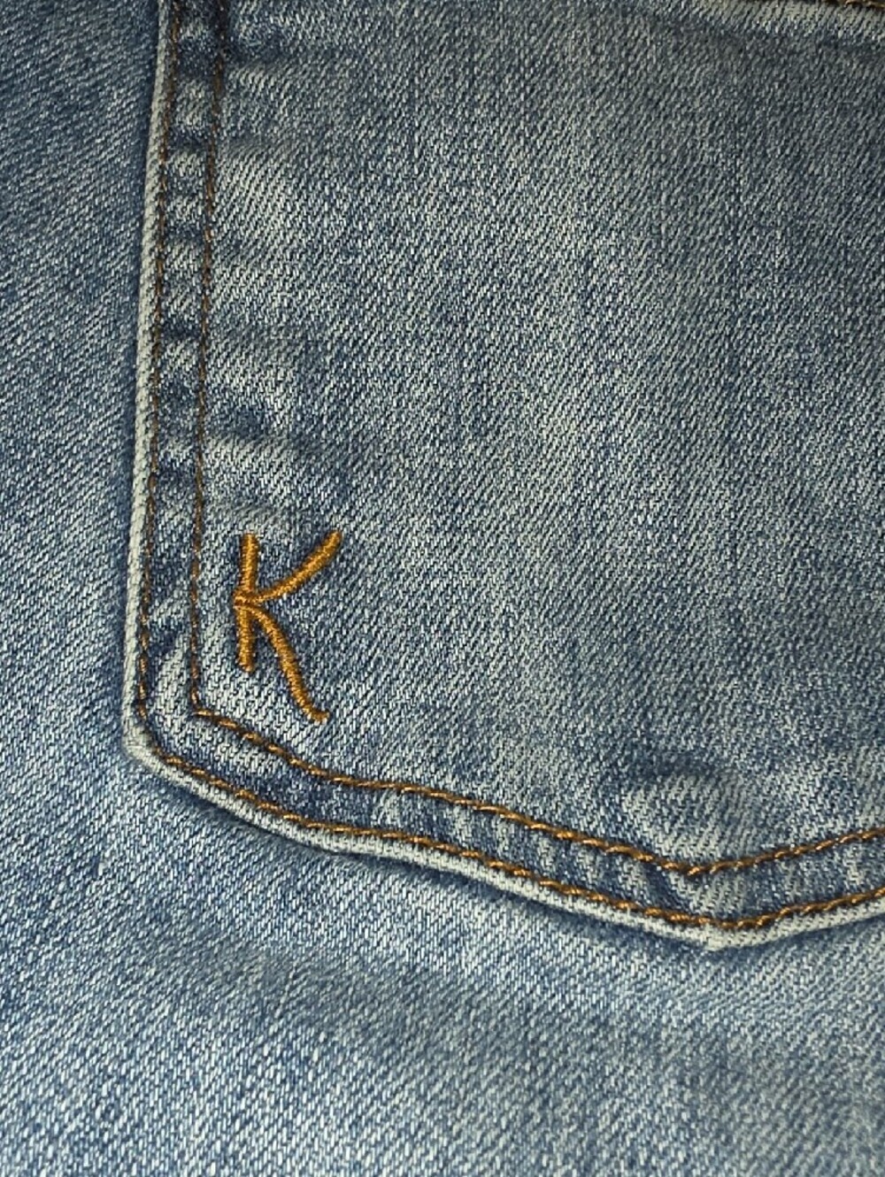 Kut from the Kloth Light Wash Distressed Boot Cut Jeans - Picture 7 of 8
